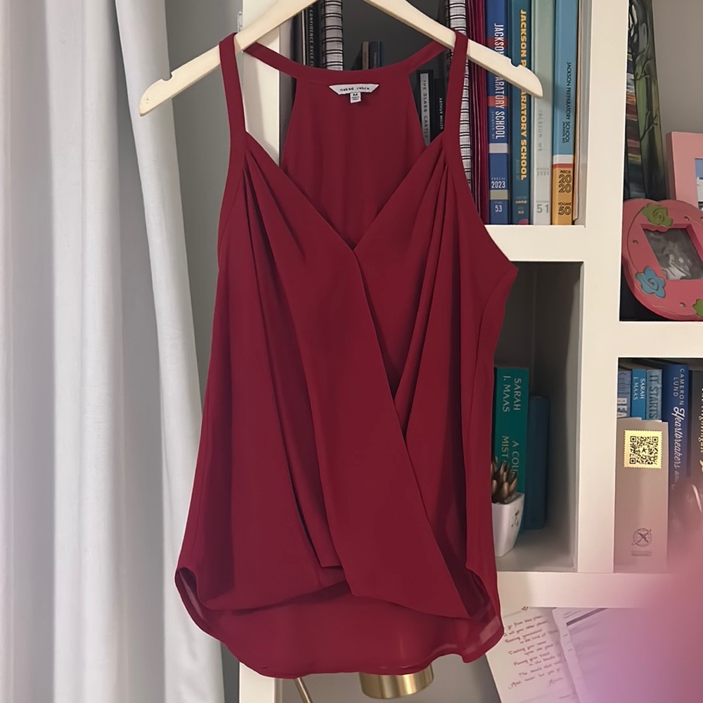 Naked Zebra Red Tank Top